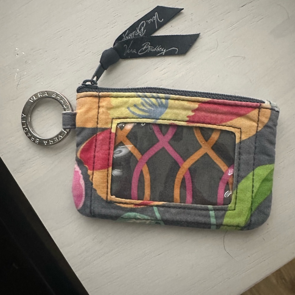 Vera Bradley Colorful ID Coin Purse
